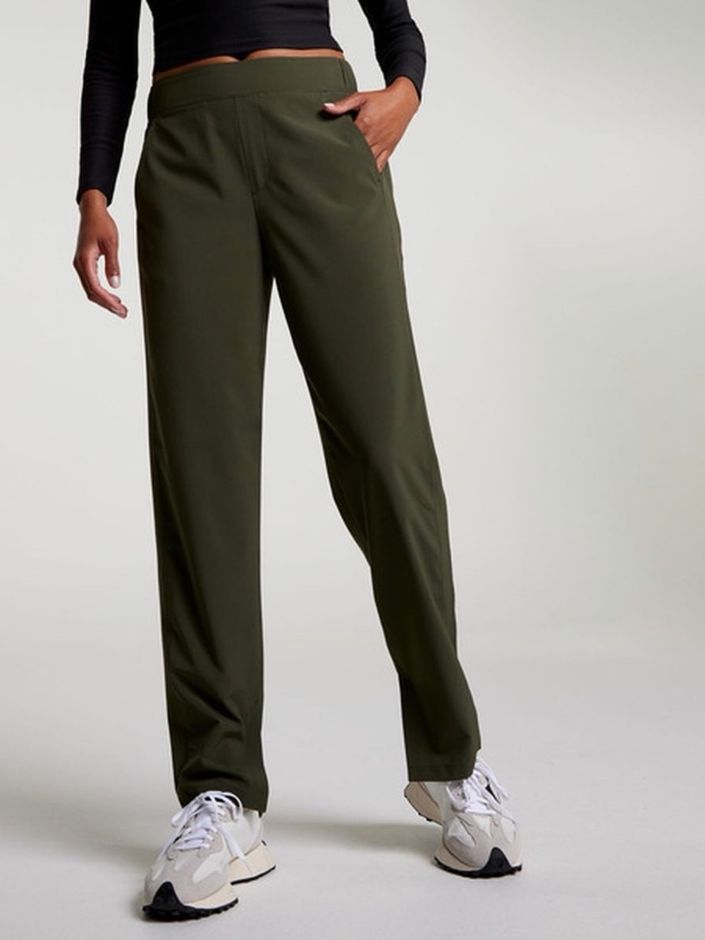 CALIA Essential High Rise Straight Leg Pants L NWT